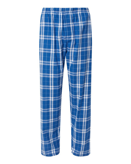 Boxercraft Men's Harley Flannel Pants. BM6624 - Royal/ Silver Plaid