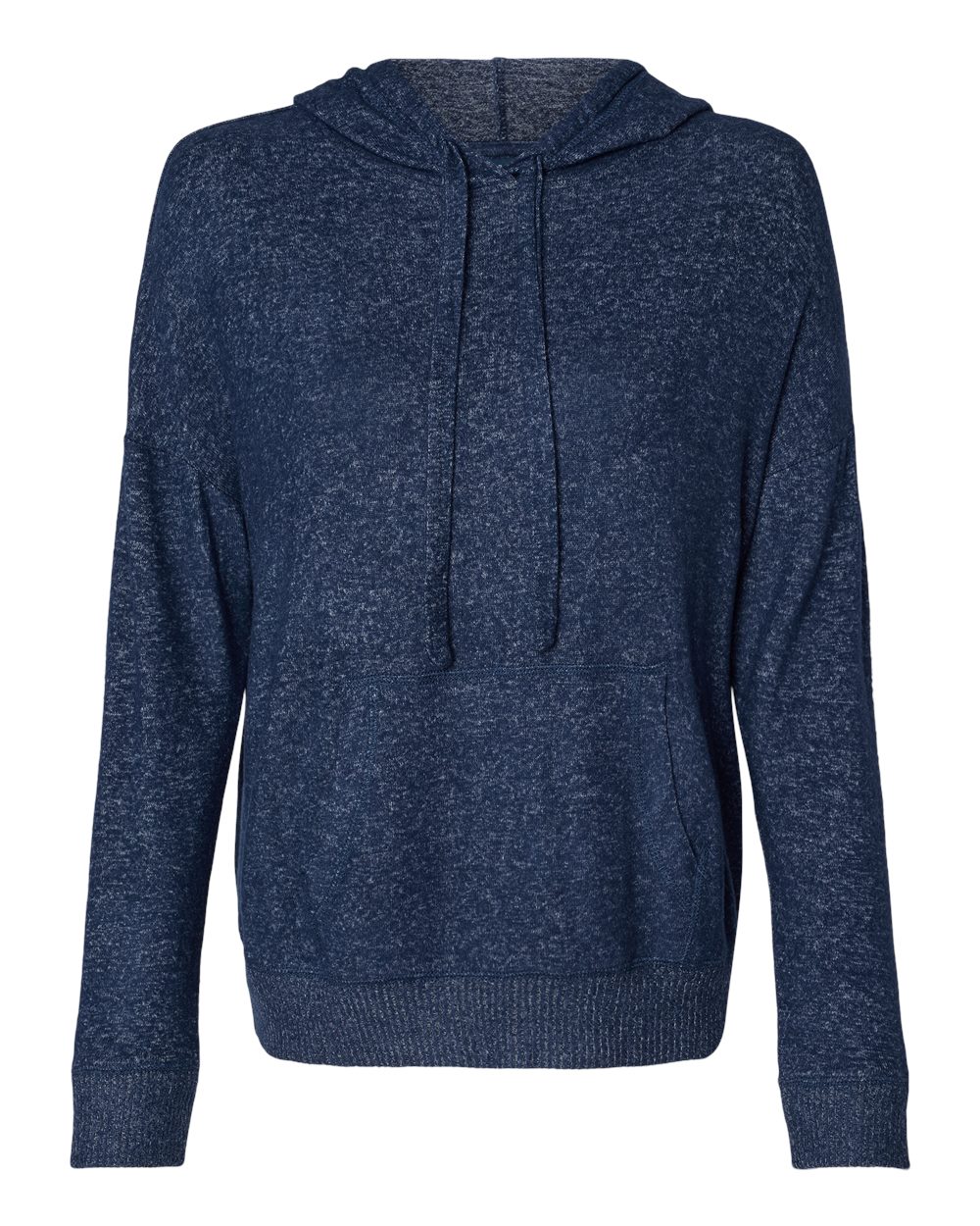 Boxercraft Women's Cuddle Fleece Hooded Sweatshirt. BW1501 - Navy Heather