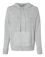 Boxercraft Women's Cuddle Fleece Hooded Sweatshirt. BW1501 - Oxford Heather