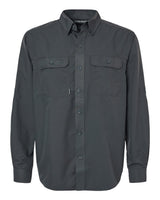 DRI DUCK Men's Crossroad Woven Shirt. 4441 - Charcoal