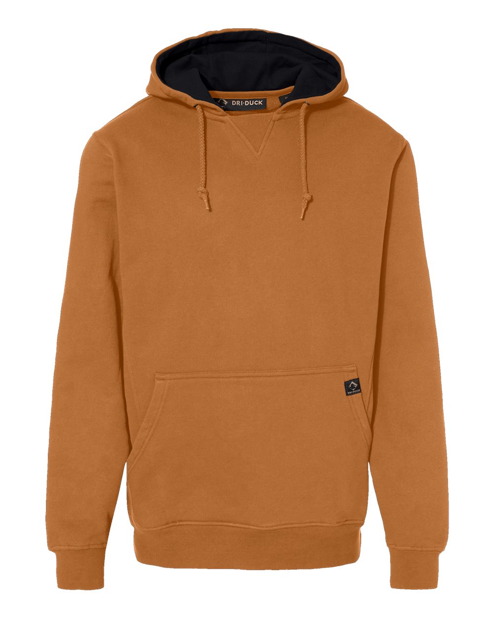 DRI DUCK Men's Woodland Fleece Hooded Pullover. 7035 - Saddle