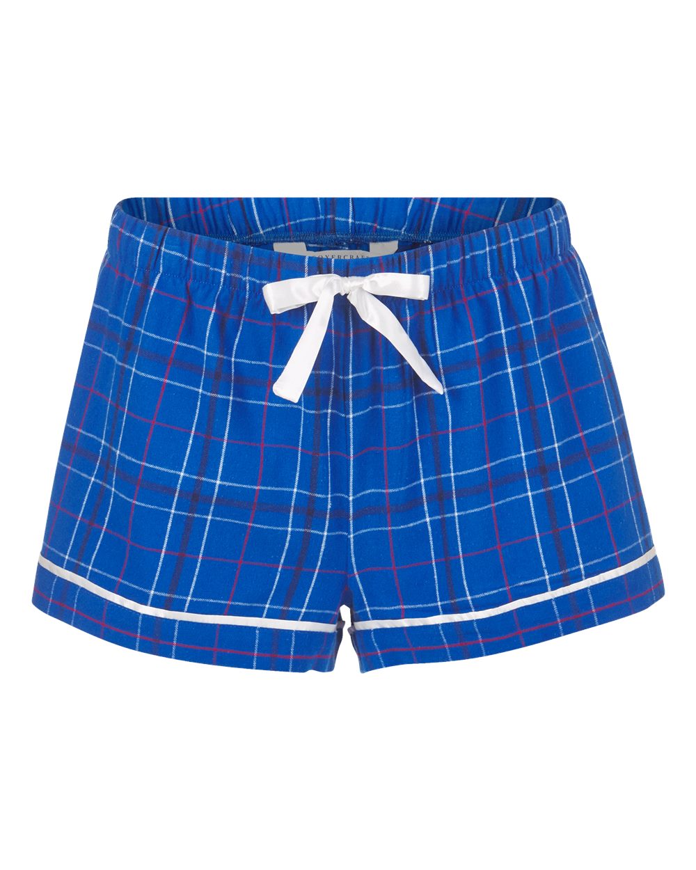 Boxercraft Women's Flannel Shorts. BW6501 - Royal Field Day Plaid