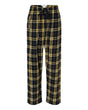 Boxercraft Women's Haley Flannel Pants. BW6620 - Black/ Gold