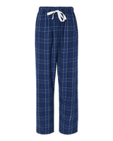 Boxercraft Women's Haley Flannel Pants. BW6620 - Navy Field Day Plaid