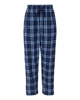 Boxercraft Women's Haley Flannel Pants. BW6620 - Navy/ Columbia Plaid