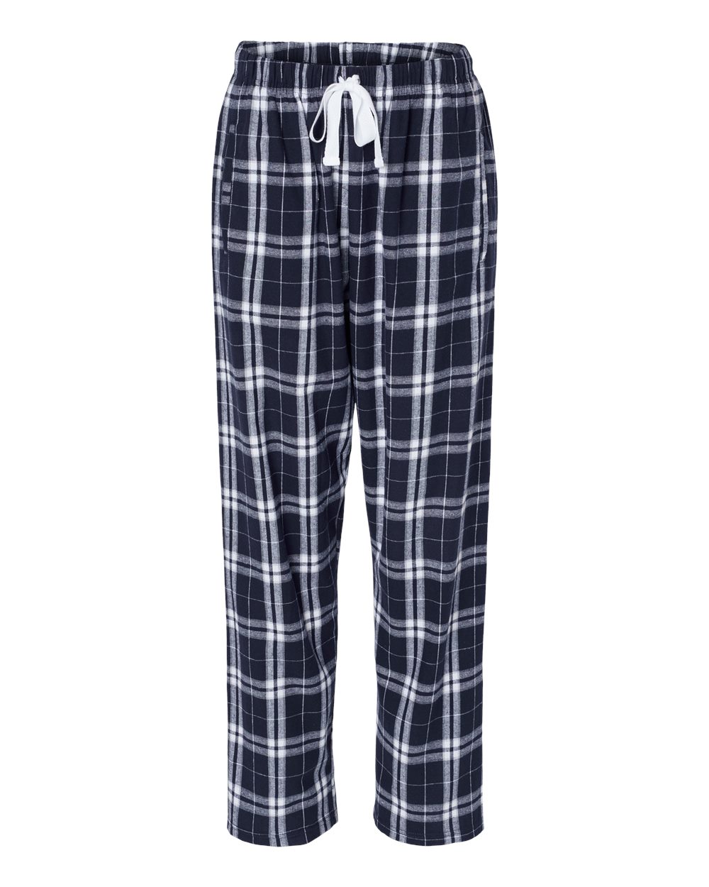 Boxercraft Women's Haley Flannel Pants. BW6620 - Navy/ Silver Plaid
