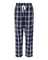 Boxercraft Women's Haley Flannel Pants. BW6620 - Navy/ Silver Plaid