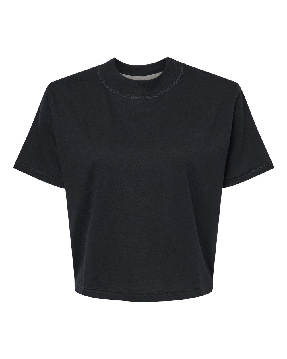 LAT Women's Boxy Tee. 3518 - Blended Black