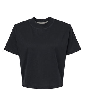 LAT Women's Boxy Tee. 3518 - Blended Black