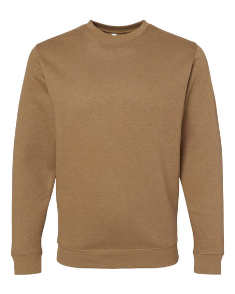 LAT Unisex Elevated Fleece Crewneck Sweatshirt. 6925 - Coyote Brown