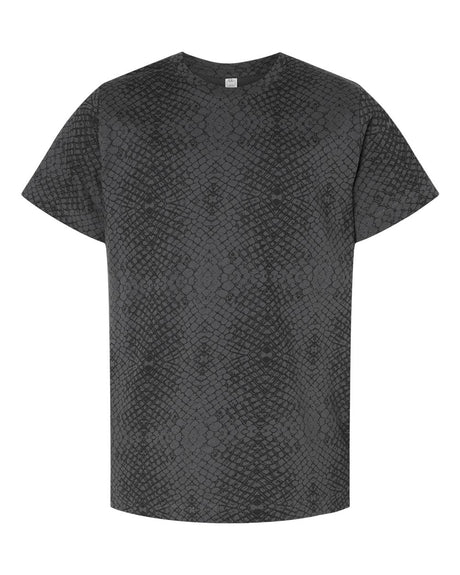 LAT Youth Fine Jersey Tee. 6101 - Black Reptile