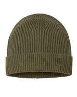 Atlantis Headwear Sustainable Fine Rib Cuffed Beanie. ANDY - Olive