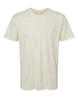 LAT Unisex Fine Jersey Tee. 6901 - Natural Leopard