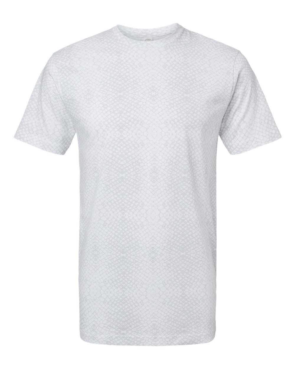 LAT Unisex Fine Jersey Tee. 6901 - White Reptile