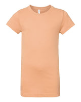 LAT Girls' Fine Jersey Tee. 2616 - Peachy