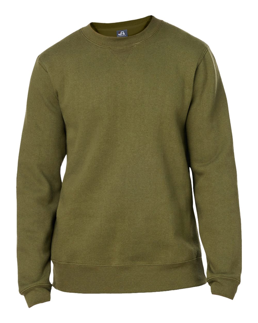 J. America Unisex Premium Fleece Crewneck Sweatshirt. 8424 - Military Green