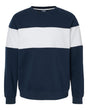 J. America Unisex Varsity Fleece Crewneck Sweatshirt. 8646 - Navy