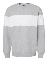 J. America Unisex Varsity Fleece Crewneck Sweatshirt. 8646 - Oxford