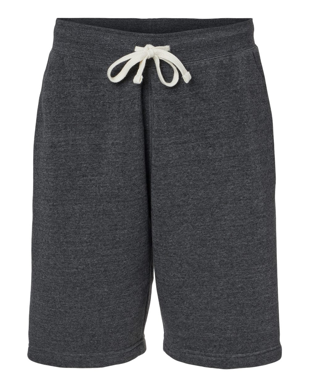 J. America Unisex Triblend Fleece Shorts. 8855 - Black Triblend