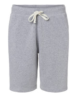 J. America Unisex Triblend Fleece Shorts. 8855 - Grey Triblend