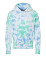 J. America Men's Tie-Dyed Fleece Hooded Sweatshirt. 8861 - Lagoon Tie Dye