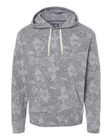 J. America Men's Triblend Fleece Hooded Sweatshirt. 8871 - Grey Aloha Triblend