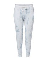 J. America Unisex Tie-Dyed Fleece Joggers. 8884 - Grey Tie Dye