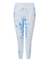 J. America Unisex Tie-Dyed Fleece Joggers. 8884 - Periwinkle Tie Dye