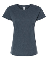 LAT Women's Fine Jersey Tee. 3516 - Vintage Denim