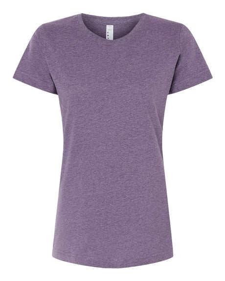 LAT Women's Fine Jersey Tee. 3516 - Wisteria Blackout