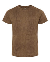 LAT Youth Fine Jersey Tee. 6101 - Brown Reptile