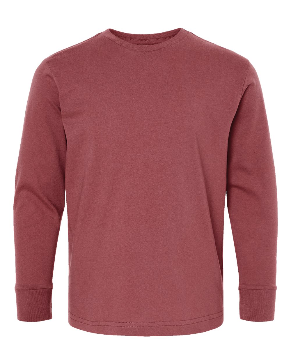 LAT Youth Fine Jersey Long Sleeve Tee. 6201 - Rouge