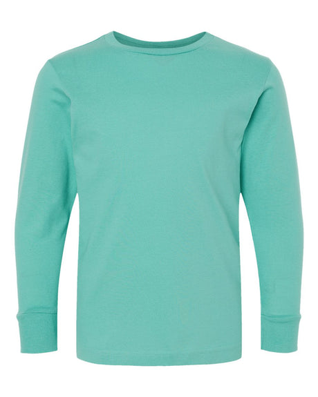 LAT Youth Fine Jersey Long Sleeve Tee. 6201 - Saltwater