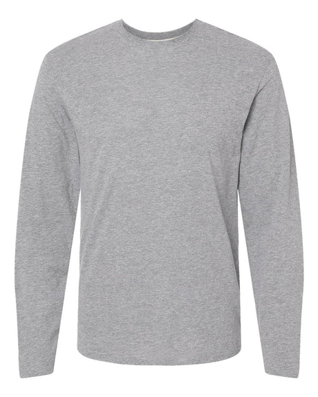 LAT Unisex Fine Jersey Long Sleeve Tee. 6918 - Heather
