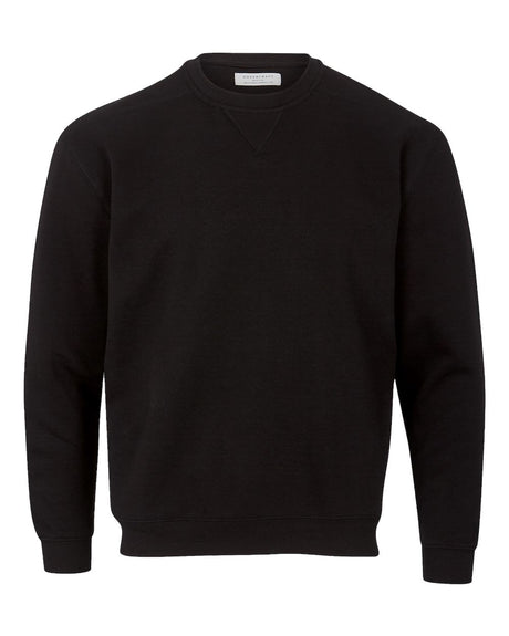 Boxercraft Men's Fleece Crewneck Sweatshirt. BM5101 - Black
