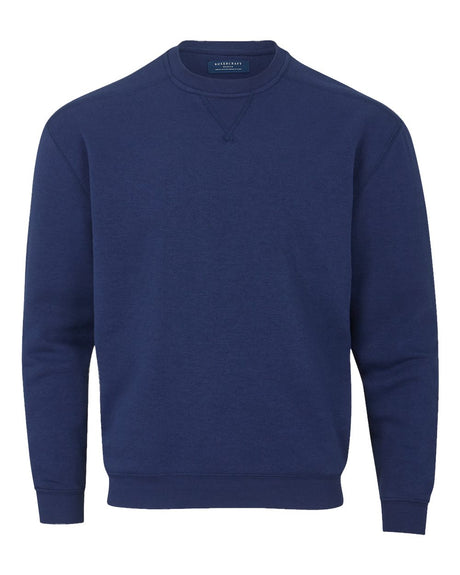 Boxercraft Men's Fleece Crewneck Sweatshirt. BM5101 - Navy