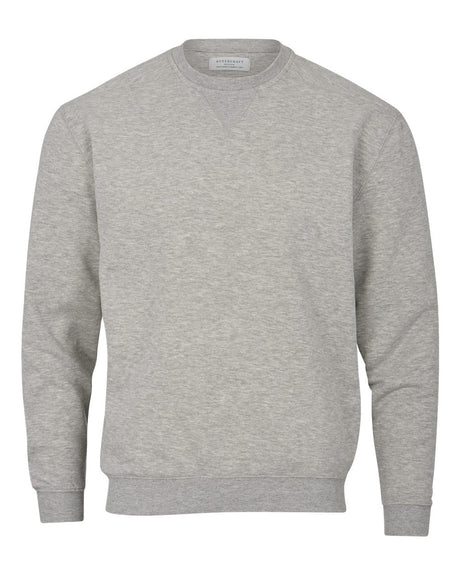Boxercraft Men's Fleece Crewneck Sweatshirt. BM5101 - Oxford Heather