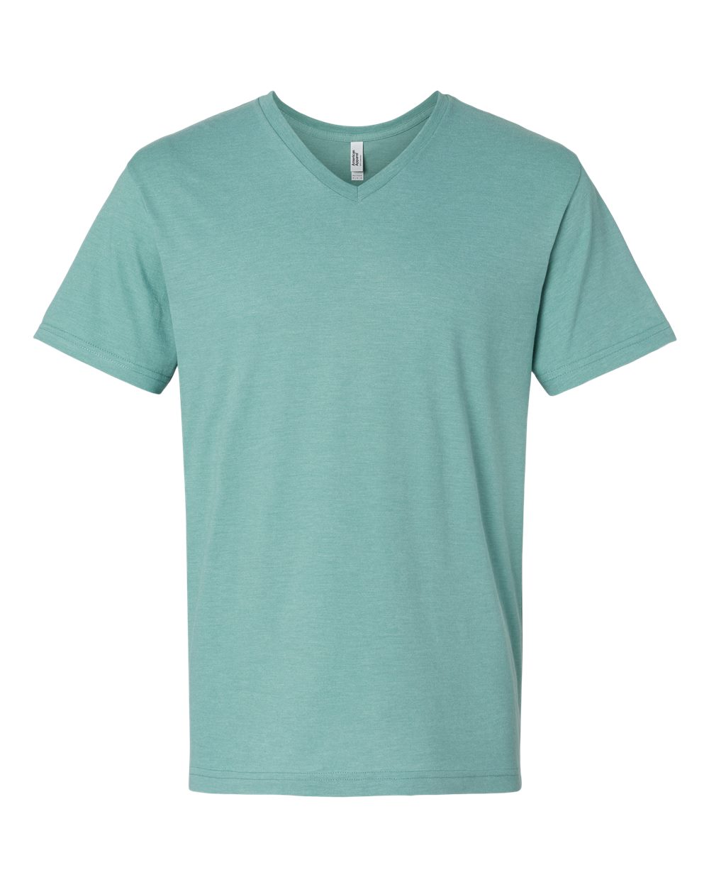 American Apparel Unisex CVC V-Neck Tee. 2006CVC - Heather Arctic