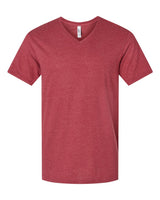 American Apparel Unisex CVC V-Neck Tee. 2006CVC - Heather Cardinal