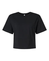 American Apparel Women's Fine Jersey Mid-Length Boxy Tee. 102 - Black