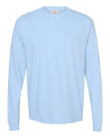 Comfort Colors Unisex Garment-Dyed Heavyweight Long Sleeve T-Shirt. 6014 - Hydrangea