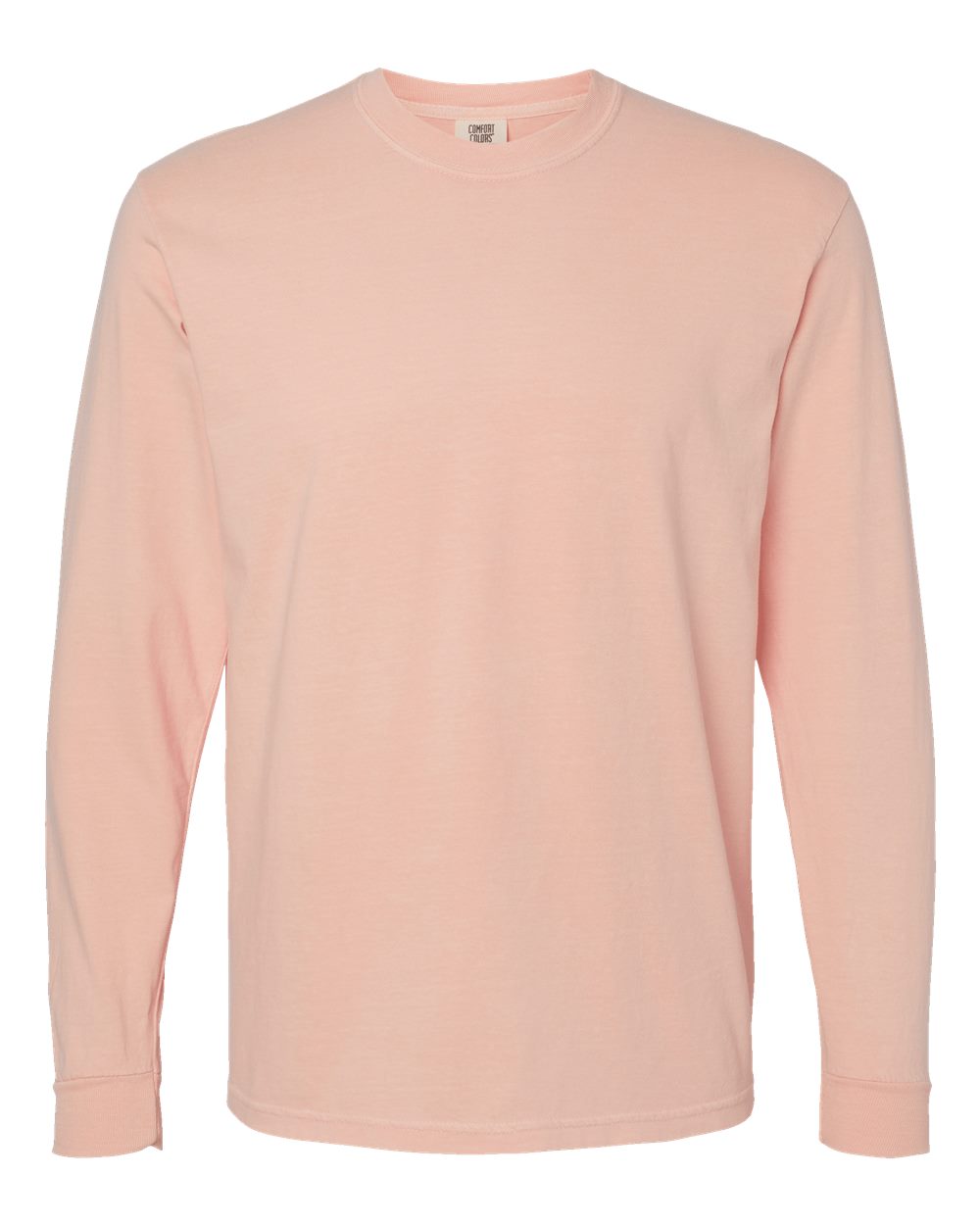 Comfort Colors Unisex Garment-Dyed Heavyweight Long Sleeve T-Shirt. 6014 - Peachy