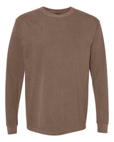 Comfort Colors Unisex Garment-Dyed Heavyweight Long Sleeve T-Shirt. 6014 - Espresso