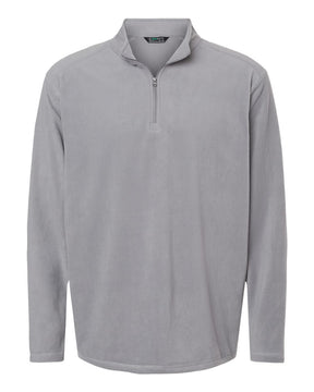 Augusta Sportswear Unisex Eco Revive™ Micro-Lite Fleece Quarter-Zip Pullover. 6863 - Athletic Grey