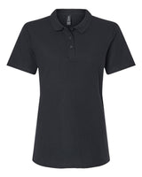 Gildan Women's Softstyle® Pique Polo. 64800L - Black