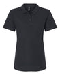 Gildan Women's Softstyle® Pique Polo. 64800L - Black