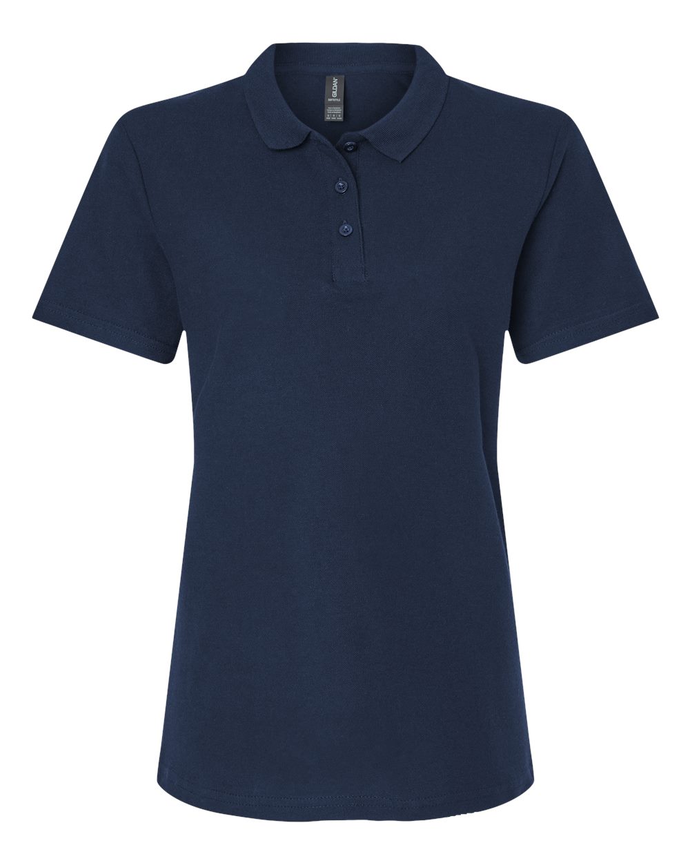 Gildan Women's Softstyle® Pique Polo. 64800L - Navy