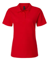 Gildan Women's Softstyle® Pique Polo. 64800L - Red