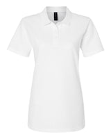Gildan Women's Softstyle® Pique Polo. 64800L - White