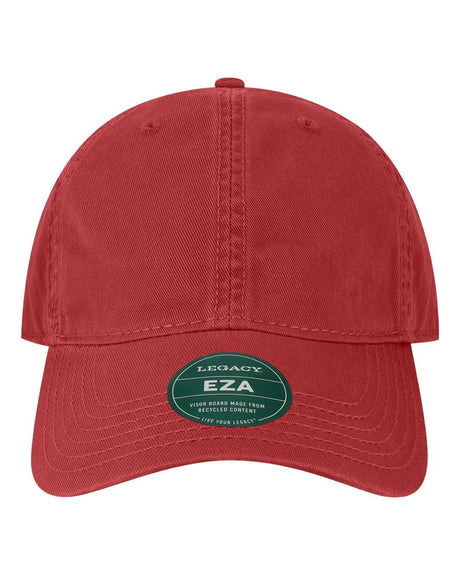 LEGACY Relaxed Twill Dad Hat. EZA - Cardinal